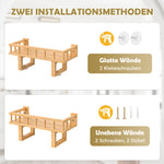 Badezimmerregal aus Bambus, 1-3 Schichten, CL005 6 - BambooTidy