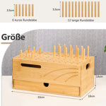 Bambus Ladestation für Mehrere Geräte CL009 3 - BambooTidy