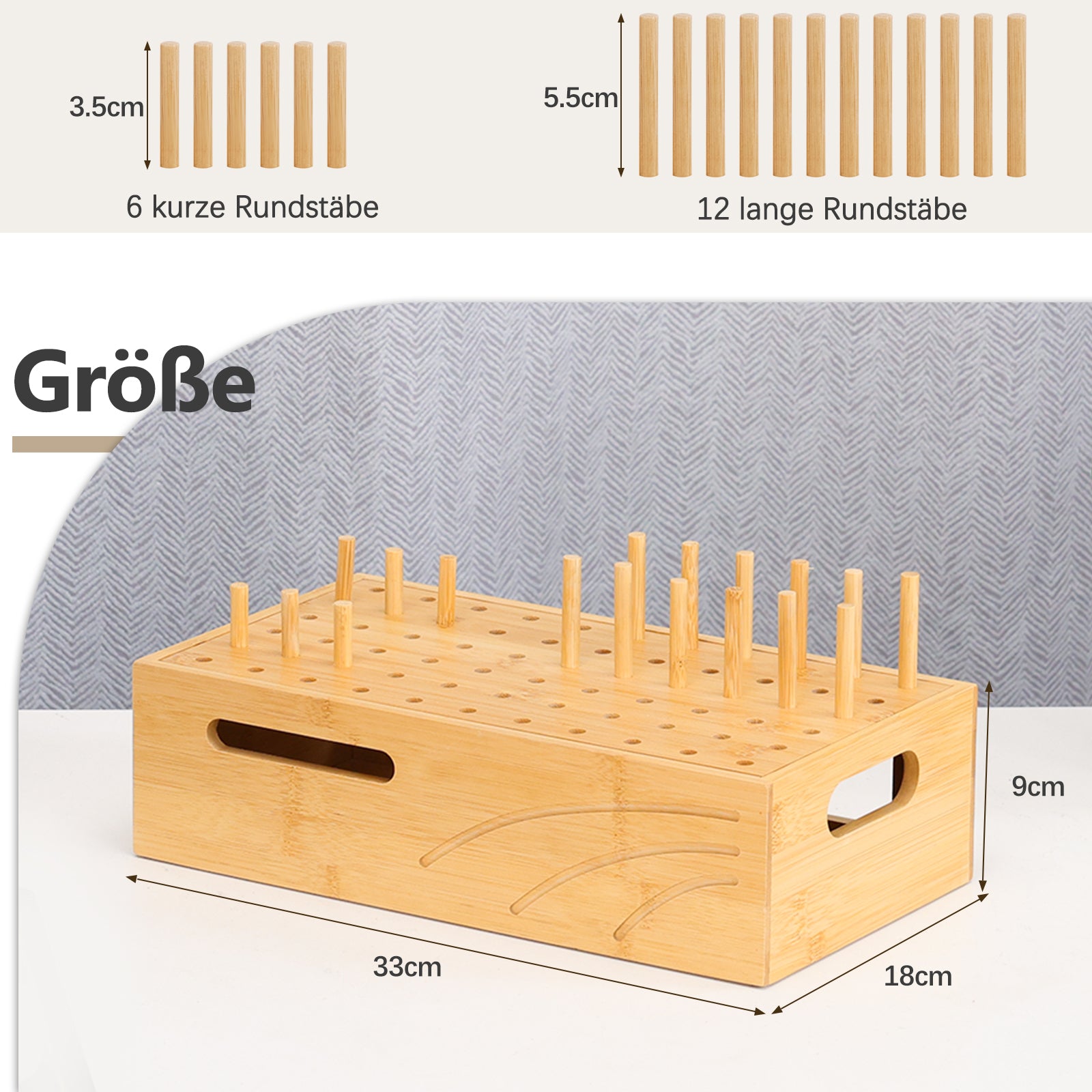 Bambus Ladestation für Mehrere Geräte CL009 8 - BambooTidy