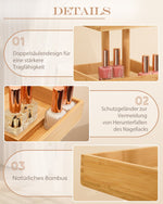 360° drehbarer Nagellack - Organizer aus Bambus HJ008 HJ008 - UC072 5 - BambooTidy