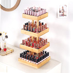 360° drehbarer Nagellack - Organizer aus Bambus HJ008 UB067 19 - BambooTidy