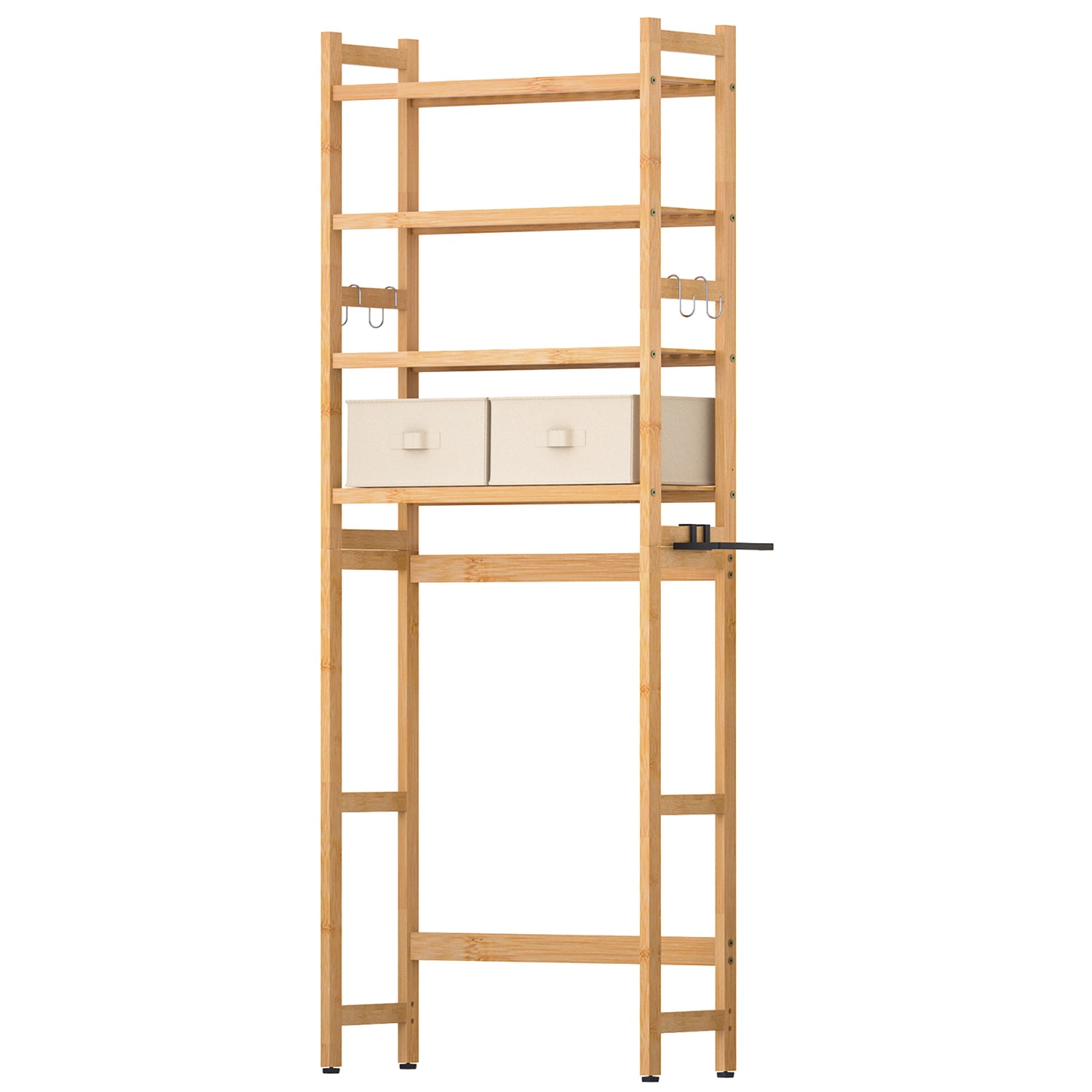 4-tier bamboo toilet shelf YB006