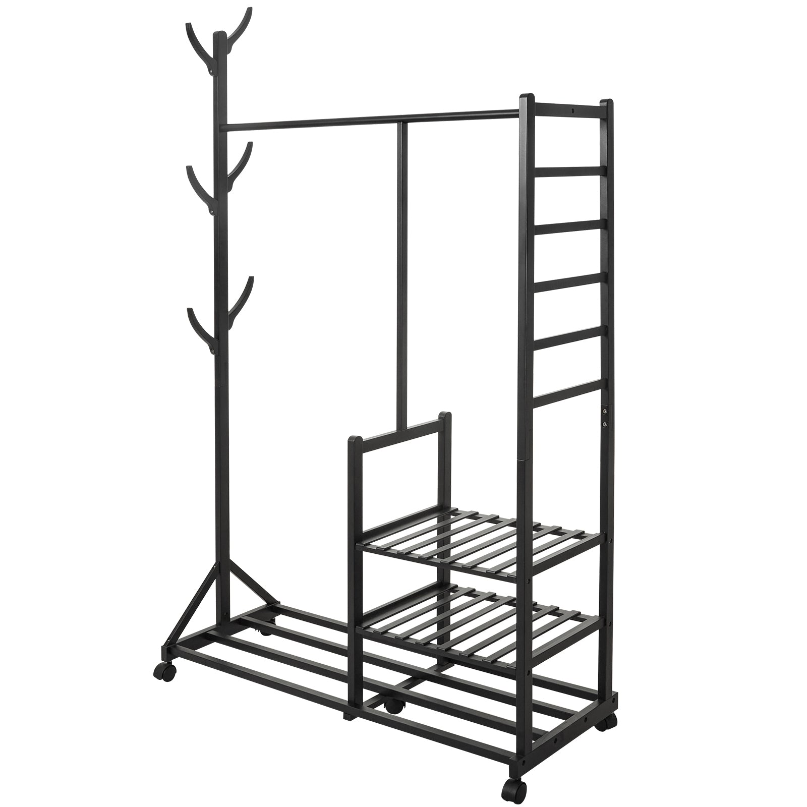 Bambus Kleiderständer mit Rollen YB024 YB024-Z043 7 - BambooTidy