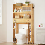 Toilettenschrank aus Bambus mit Tür und Schubfach CL022 CL022 - UZ081 2 - BambooTidy