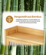 Toilettenschrank aus Bambus mit Tür und Schubfach CL022 CL022 - UZ081 6 - BambooTidy