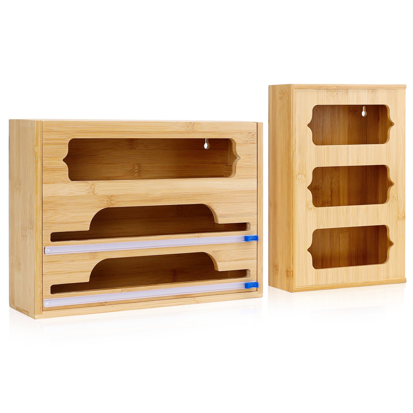 Bambus Ziplock-Beutel Organizer mit Schneider UB058 1 - BambooTidy